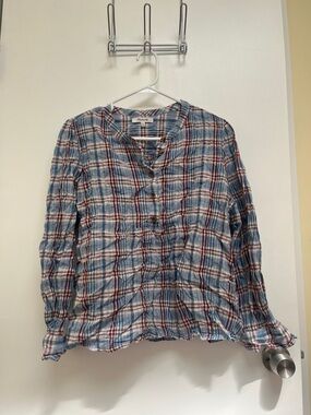 Madewell Plaid Top